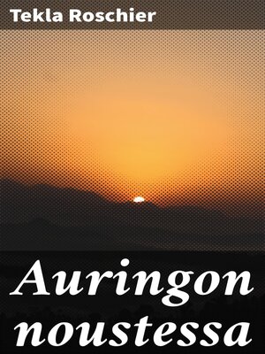 cover image of Auringon noustessa